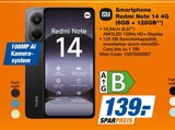 Smartphone Redmi Note 14 4G (6GB + 128GB) im Angebot bei expert in Haltern am See Smartphone Redmi Note 14 4G (6GB + 128GB) Angebote von Xiaomi bei expert Haltern am See für 139,00 €