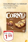 Müsliriegel von Corny im aktuellen GLOBUS Prospekt