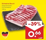 Schweine-Bauch Angebote bei Netto Marken-Discount Hof für 0,66 €