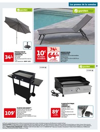 Offre Parasol dans le catalogue Auchan Hypermarché du moment à la page 39