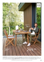 Klappstuhl Angebote im Prospekt "Gartenmöbel 2024" von porta Möbel auf Seite 23