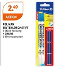 Tintenlöschstift im Angebot bei Müller in Gotha Tintenlöschstift Angebote von Pelikan bei Müller Gotha für 2,49 €
