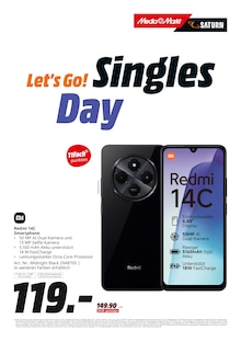 Aktueller MediaMarkt Saturn Prospekt "Let’s Go! Singles Day" Seite 2 von 13 Seiten