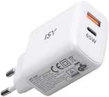 IWC-4065 65W Charger Universal-Schnellladegerät Angebote von Isy bei MediaMarkt Saturn Jena für 19,00 €