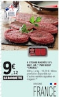 6 steaks hachés 15% mat. gr. pur bœuf - CHARAL dans le catalogue E.Leclerc
