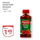Sambal Oelek Würzpaste Angebote von Diamond bei GLOBUS Duisburg für 1,49 €