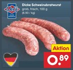 Dicke Schweinsbratwurst im Angebot bei Netto Marken-Discount in Straubing Dicke Schweinsbratwurst Angebote von Wolf bei Netto Marken-Discount Straubing für 0,89 €