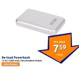 Powerbank Angebote von Re-load bei Action Witten für 7,59 €