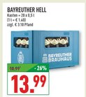 Aktuelles BAYREUTHER HELL Angebot bei Marktkauf in Warendorf ab 13,99 €