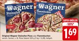 Original Wagner Steinofen Pizza oder Flammkuchen Angebote von Wagner bei EDEKA Bruchsal für 1,69 €