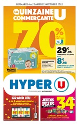 Hyper U Catalogue "La quinzaine U commerçante", 48 pages, Vaujours, 04/10/2022 - 15/10/2022 Hyper U Catalogue "La quinzaine U commerçante", 48 pages, Vaujours, 04/10/2022 - 15/10/2022