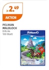 Malblock von Pelikan für 2,49 € bei Müller im Angebot Malblock von Pelikan im aktuellen Müller Prospekt