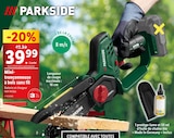 Mini-tronçonneuse à bois sans fil - PARKSIDE en promo chez Lidl Levallois-Perret à 39,99 €