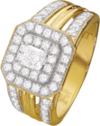 BAGUE OR 750 MILLIÈMES RHODIÉ ET DIAMANTS 0,91 CARAT* à 2 100,00 € dans le catalogue Auchan Hypermarché