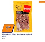 Hundesnacks Duck Bites, im Angebot bei Action in Peine Hundesnacks Duck Bites, Angebote von Pinky bei Action Peine für 1,39 €