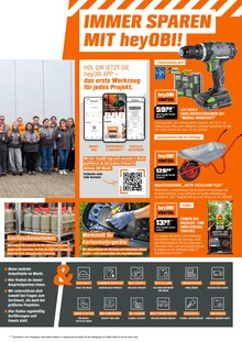 Bohrmaschine im OBI Prospekt "BIBERSTARKE ANGEBOTE" mit 16 Seiten (Hildesheim)