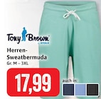 Herren-Sweatbermuda im Angebot bei Kaufhaus Stolz in Schwerin Herren-Sweatbermuda Angebote von Tony Brown by Stolz bei Kaufhaus Stolz Schwerin für 17,99 €
