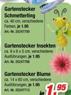 Gartenstecker Schmetterling im Angebot bei Möbel AS in Schwäbisch Hall Gartenstecker Schmetterling Angebote bei Möbel AS Schwäbisch Hall für 1,95 €