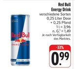 Energy Drink im Angebot bei EDEKA in Bamberg Energy Drink Angebote von Red Bull bei EDEKA Bamberg für 0,99 €