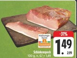 Aktuelles Schinkenspeck Angebot bei EDEKA in Leipzig ab 1,49 €