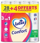 Papier hygiénique confort blanc x28 - LOTUS en promo chez Intermarché Papier hygiénique confort blanc x28 - LOTUS dans le catalogue Intermarché
