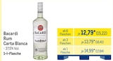 Rum Carta Blanca Angebote von Bacardi bei METRO Ratingen für 15,22 €