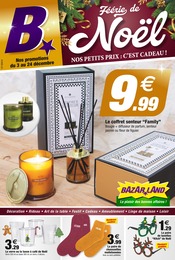Catalogue Bazar & Déstockage Bazarland en cours à Villemagne-l'Argentière et alentours, "Féérie de Noël NOS PETITS PRIX ; C'EST CADEAU !", 12 pages, 03/12/2025 - 24/12/2025