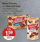 Choco Crossies oder Chocolait Chips von Nestle im aktuellen V-Markt Prospekt für 1,59 €
