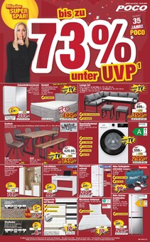 Waschmaschine im POCO Prospekt "bis zu 73% unter UVP" mit 4 Seiten (Wuppertal)