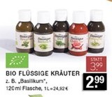 Aktuelles Bio Flüssige Kräuter Basilikum Angebot bei E center in Düsseldorf ab 2,99 €