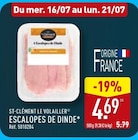 Escalopes de dinde à Aldi dans Dampierre-sur-Linotte Escalopes de dinde à Aldi dans Dampierre-sur-Linotte