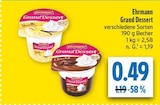 Grand Dessert im Angebot bei diska in Dresden Grand Dessert Angebote von Ehrmann bei diska Dresden für 0,49 €