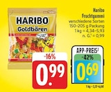 Fruchtgummi im Angebot bei EDEKA in Schweinfurt Fruchtgummi Angebote von Haribo bei EDEKA Schweinfurt für 0,69 €