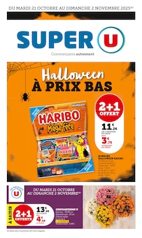 Catalogue Super U de la semaine "Super U" avec 1 pages, valide du 21/10/2025 au 02/11/2025 pour Le Faou et alentours Prospectus Super U de la semaine "Super U" avec 1 pages, valide du 21/10/2025 au 02/11/2025 pour Le Faou et alentours