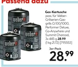 Gas-Kartusche von Weber für 28,99 € bei Hellweg im Angebot Gas-Kartusche von Weber im aktuellen Hellweg Prospekt