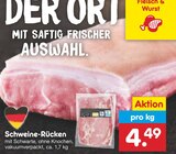 Aktuelles Schweine-Rücken Angebot bei Netto Marken-Discount in Pforzheim ab 4,49 €