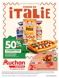 Catalogue Supermarchés Auchan Supermarché en cours à Loures-Barousse et alentours, COMME EN ITALIE, 16 pages, 12/05/2026 - 18/05/2026