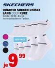 Quarter Socken Unisex Lang oder Kurz Angebote von Skechers bei Marktkauf Kirchheim für 9,99 €