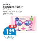 Tucher im V-Markt Prospekt Reinigungstücher von NIVEA im aktuellen V-Markt Prospekt für 1,99 €