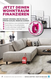 Kabs Prospekt der Woche "SOFA TRENDS SPECIAL" Seite 2, 27.02.2026 bis 25.03.2026 für Schwentinental Aktueller Kabs Prospekt "SOFA TRENDS SPECIAL" Seite 2 von 32 Seiten für Schwentinental