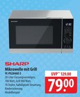 Mikrowelle mit Grill Angebote von Sharp bei famila Nordost Gifhorn für 79,00 €