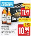 Krombacher für 10,99 € bei E center im Angebot Krombacher im aktuellen E center Prospekt