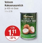 Kokosnussmilch von Valcom im aktuellen V-Markt Prospekt für 1,11 €