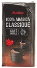 Café moulu 100% arabica classique - AUCHAN en promo chez Bi1 Besançon à 3,58 €