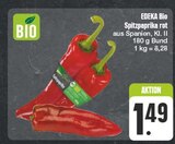 Spitzpaprika rot im Angebot bei EDEKA in Freital Spitzpaprika rot Angebote von EDEKA Bio bei EDEKA Freital für 1,49 €