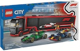 F1 Transporter mit RB20 & AMR24 von LEGO für 77,99 € bei MediaMarkt Saturn im Angebot F1 Transporter mit RB20 & AMR24 von LEGO im aktuellen MediaMarkt Saturn Prospekt