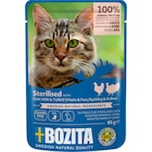 Bozita Sterilised Häppchen in Sauce mit Huhn und Pute 85 g im Angebot bei Zookauf in Hemer Bozita Sterilised Häppchen in Sauce mit Huhn und Pute 85 g Angebote von Bozita bei Zookauf Hemer für 0,99 €