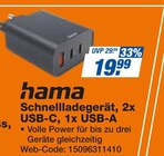 Schnellladegerät, 2x USB-C, 1x USB-A bei expert im Donauwörth Prospekt für 19,99 €