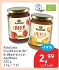 Fruchtaufstrich Erdbeere von Alnatura für 2,99 € bei budni im Angebot Fruchtaufstrich Erdbeere von Alnatura im aktuellen budni Prospekt