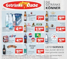 Getränkemärkte Prospekt von Getränke Oase Hamm Getränke Oase Prospekt: "Aktuelle Angebote", 1 Seite, 05.10.2026 - 10.10.2026